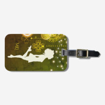 Monogram Irish Dance Celtic Clovers and Lights