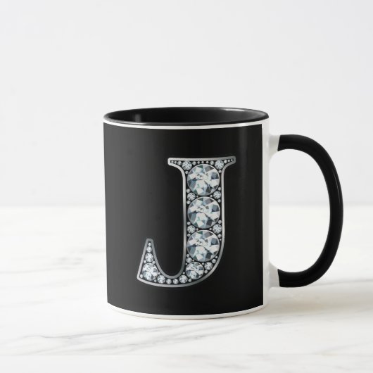 Monogram J Faux Diamond Mok (Rechts)