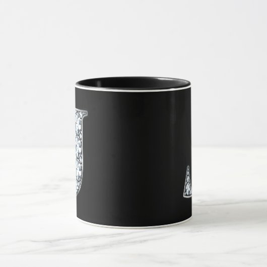 Monogram J Faux Diamond Mok (Midden)