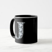 Monogram J Faux Diamond Mok (Voorkant links)