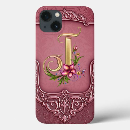 Monogram J iPad Air Case (Achterkant)