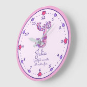 Monogram J Juila hearts naam: klok (Hoek)