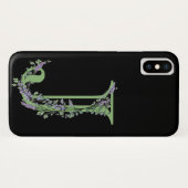 Monogram J Lavender Eucalyptus Case-Mate iPhone Case (Achterkant (horizontaal))