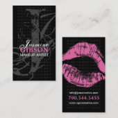 Monogram "J" - MAKEUP ARTIST VISITEKAARTJE (Voorkant / Achterkant)