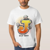 Monogram J Sock Monkey T-shirt (Voorkant)