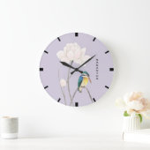 Monogram Japanese Vintage Kingfisher Wall Clock Grote Klok (Huis)