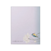Monogram Japans  Lotus 11 x 8,5 inch Notitieblok (Linkerzijde)