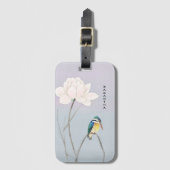 Monogram Japans Vintage Kingfisher Bagagelabel (Voorkant (verticaal))