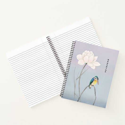 Monogram Japans Vintage Kingfisher Notitieboek (Binnen)