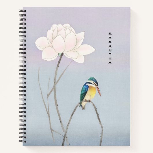 Monogram Japans Vintage Kingfisher Notitieboek (Voorkant)