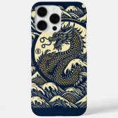 Monogram Japanse golflengte Case-Mate iPhone Case (Achterkant)