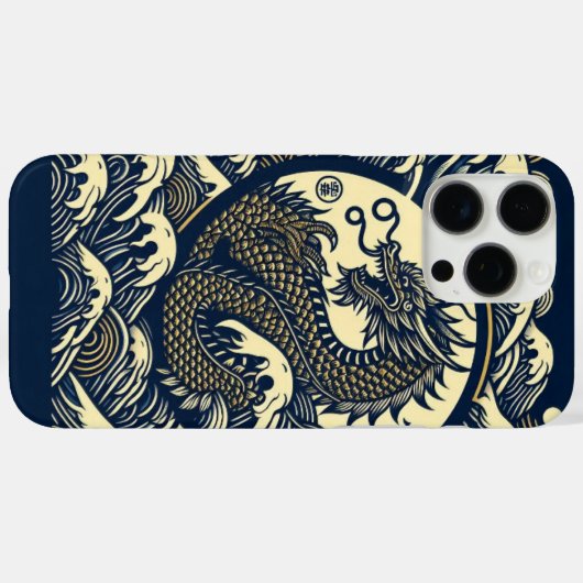 Monogram Japanse golflengte Case-Mate iPhone Case (Achterkant (horizontaal))