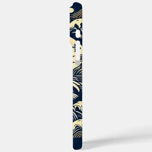 Monogram Japanse golflengte Case-Mate iPhone Case (Achterkant / Links)