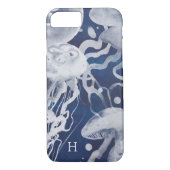 Monogram | Jellyfish op marineschip Case-Mate iPhone Case (Achterkant)