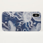 Monogram | Jellyfish op marineschip Case-Mate iPhone Case (Achterkant (horizontaal))