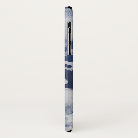 Monogram | Jellyfish op marineschip Case-Mate iPhone Case (Achterkant/links)