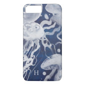 Monogram | Jellyfish op marineschip Case-Mate iPhone Case (Achterkant)