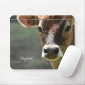 Monogram Jersey Koe Foto Muismat (Met muis)