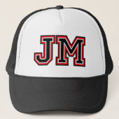 Monogram "JM" Trucker Pet (Voorkant)