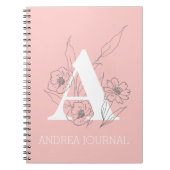 Monogram Journal Planner Notitieboek (Voorkant)
