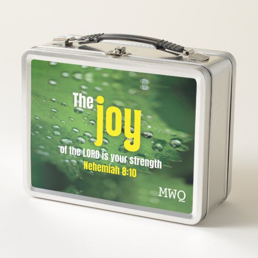 Monogram JOY OF THE LORD Inspirational Christian (Voorkant)