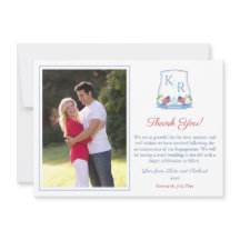 Monogram Juli 4e Verloving Bruiloft Foto