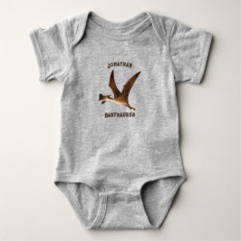 Monogram Jurassic wild dier leuke grijs bruin Romper