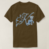 Monogram K Aangepaste Unicorn T-shirt (Design voorkant)