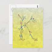 MONOGRAM K BRIEFKAART (Voorkant / Achterkant)