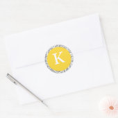Monogram K Canarische  zegels voor ons (Envelop)