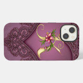 MONOGRAM K iPad-luchttas iPhone Hoesje (Achterkant horizontaal)