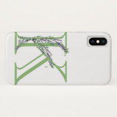 Monogram K Lavender Eucalyptus Case-Mate iPhone Case (Achterkant (horizontaal))