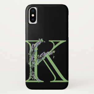 Monogram K Lavender Eucalyptus Case-Mate iPhone Case