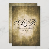  monogram kaart (Voorkant / Achterkant)