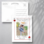 Monogram Kaart afspelen Weduwfoto opslaan Datum<br><div class="desc">Geniet in stijl met deze stijlvolle en zeer trendy bruiloft,  behalve de date briefkaarten. Dit ontwerp is gemakkelijk te personaliseren met uw speciale gebeurtenisformulering en uw gasten zullen enthousiast zijn wanneer zij deze geweldige briefkaarten ontvangen.</div>