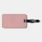 Monogram Kaart afspelen Weduwfoto opslaan Datum Bagagelabel (Achterkant horizontaal)