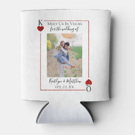 Monogram Kaart afspelen Weduwfoto opslaan Datum Blikjeskoeler