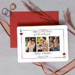 Monogram Kaart Weddenschap 3 Foto<br><div class="desc">Viel in stijl met deze stijlvolle en zeer trendy bruiloft met de datumkaarten. Dit ontwerp is gemakkelijk te personaliseren met uw speciale gebeurtenisformulering en uw gasten zullen enthousiast zijn wanneer zij deze geweldige kaarten ontvangen.</div>