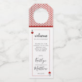 Monogram Kaart Wedding Collectie Flessenhanger (Voorkant)