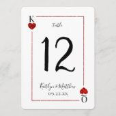 Monogram Kaart Wedding Collectie Tafel nr. (Voorkant)