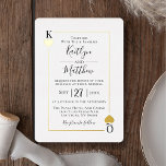 Monogram Kaart Wedding Real Gold Foil<br><div class="desc">Geniet in stijl met deze stijlvolle en zeer trendy trouwuitnodigingen. Dit ontwerp is gemakkelijk te personaliseren met uw speciale gebeurtenisformulering en uw gasten zullen enthousiast zijn wanneer zij deze geweldige uitnodigingen ontvangen. De cover foto is ontworpen met middelen van Freepik.com</div>