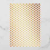 Monogram Kaart Wedding Real Gold Foil (Achterkant)