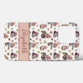 Monogram Kabouters Bakken Cupcakes Donuts Roze Sch Case-Mate iPhone Case (Achterkant (horizontaal))
