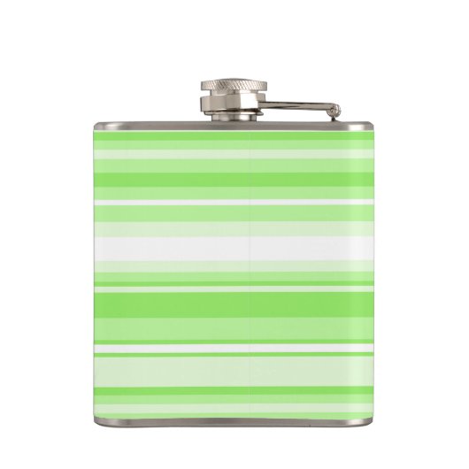 Monogram kalkgroene strepen heupfles (Achterkant)