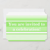 Monogram kalkgroene strepen kaart (Voorkant)