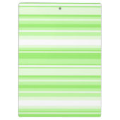 Monogram kalkgroene strepen klembord (Achterkant)