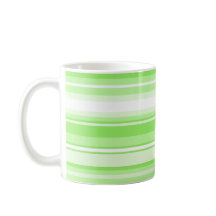 Monogram kalkgroene strepen