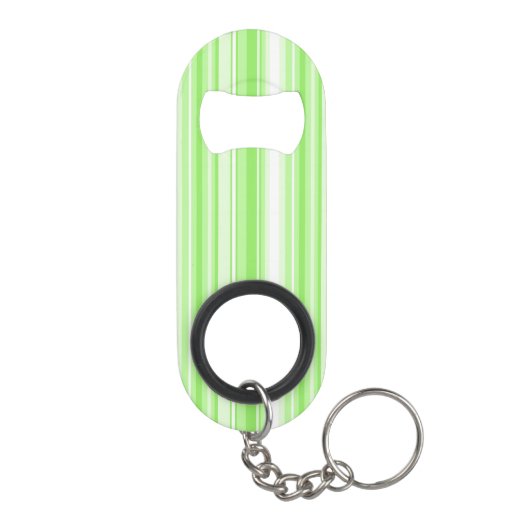 Monogram kalkgroene strepen mini flessenopener (Achterkant)