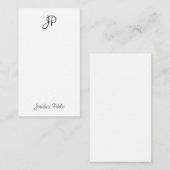 Monogram Kalligrafie Classic Sjabloon Verticaal (Voorkant / Achterkant)