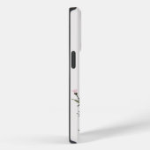 Monogram Kalligrafie Gedroogd Wildflower Boeket Case-Mate iPhone Case (Achterkant / Rechts)